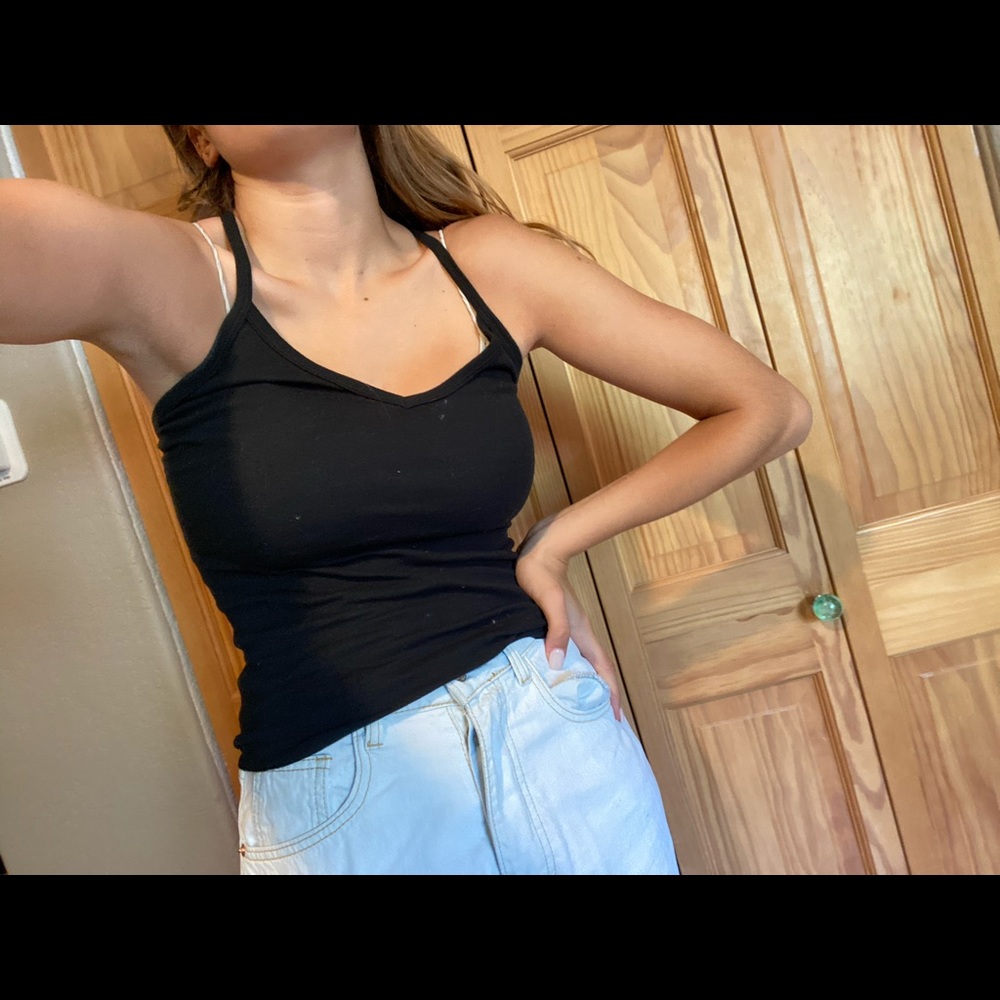 Basic black camisole